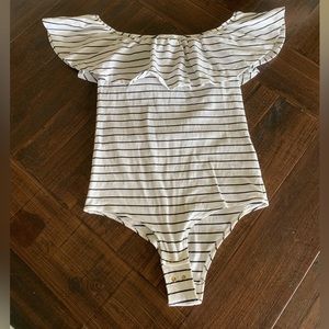 J.Crew off the shoulder bodysuit